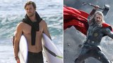 »Božský« Chris Hemsworth na surfu: Tělo jako ze soustruhu!