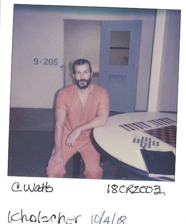 Chris Watts ve vězení.