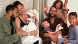 Pět měsíců po porodu dcery se radují z dalšího miminka: Chrissy Teigenová a John Legend mají čtvrté dítě!