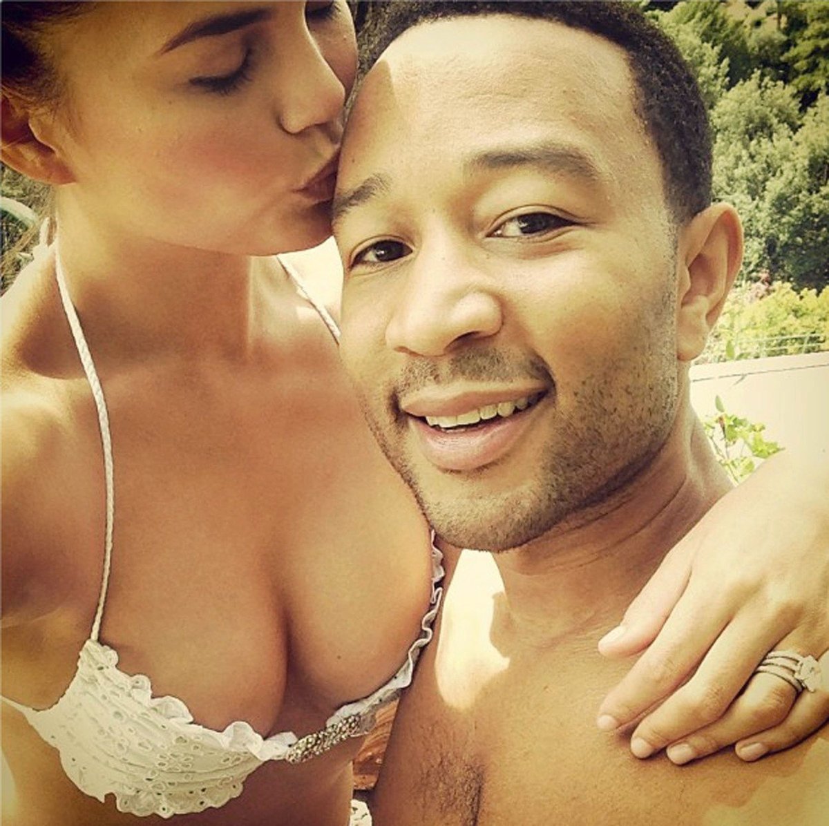 Chrissy Teigen a její manžel John Legend