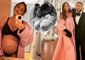 Chrissy Teigen a John Legend se po potratu radují z dalšího miminka.