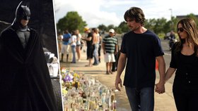 Batman Christian Bale navštívil raněné pacienty, kteří přežili páteční řádění šílence v denverském kině