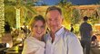 Christian Horner se svou milovanou Geri. Christian Horner se svou milovanou Geri.