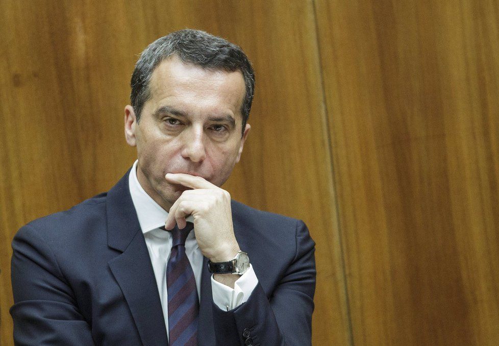 Rakouský kancléř Christian Kern