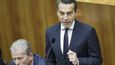 Christian Kern, rakouský kancléř a šéf sociálních demokratů, promluvil poprvé před poslanci