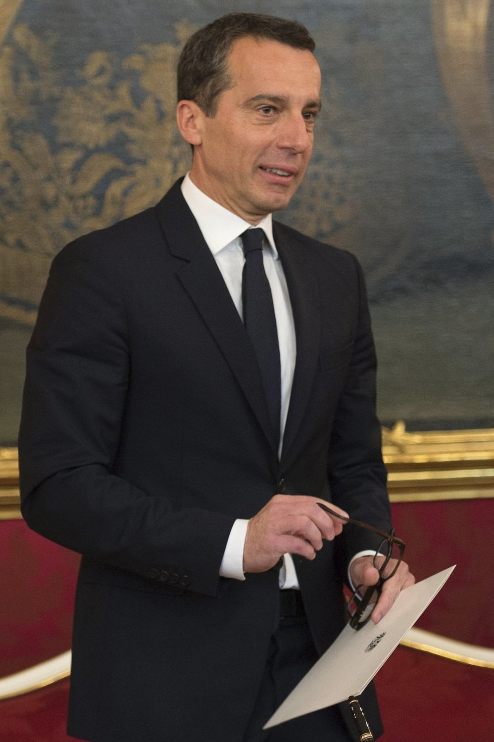 Rakouský kancléř Christian Kern