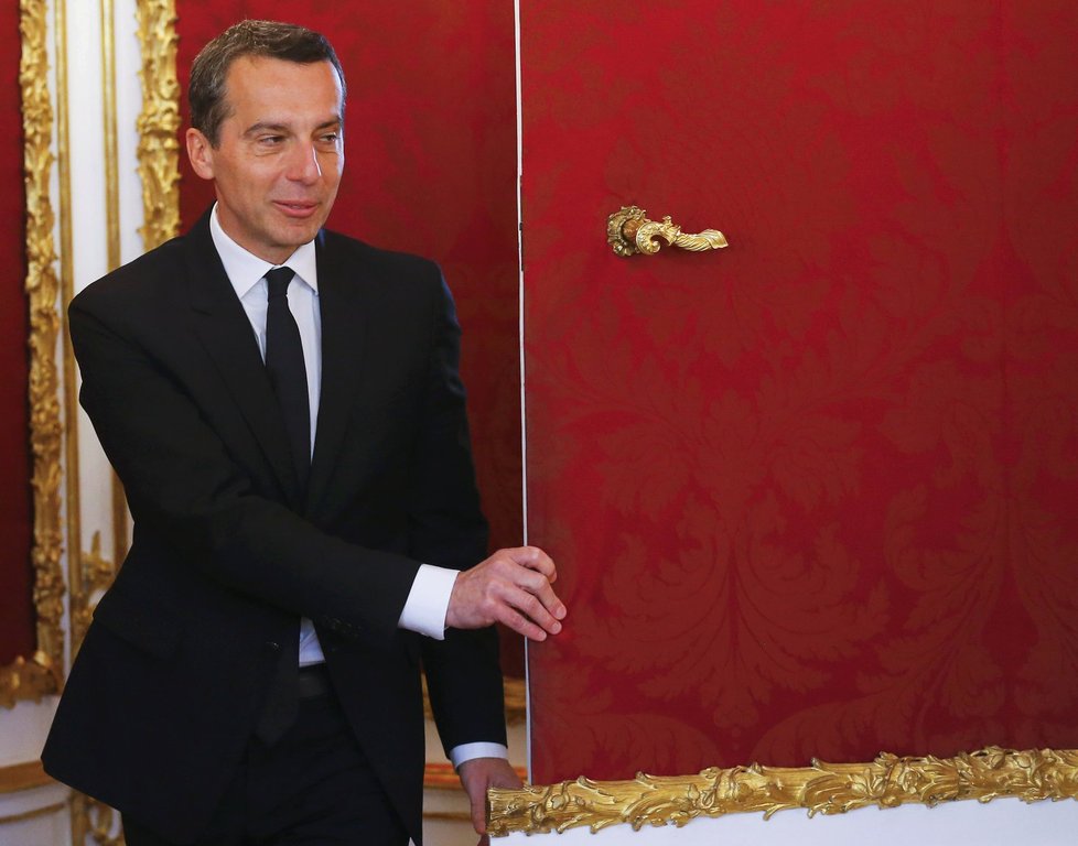 Rakouský kancléř Christian Kern