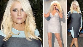 Christina Aguilera hubne a je to znát!