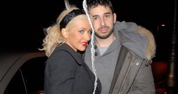 Slavná zpěvačka Christina Aguilera se rozchází s manželem.