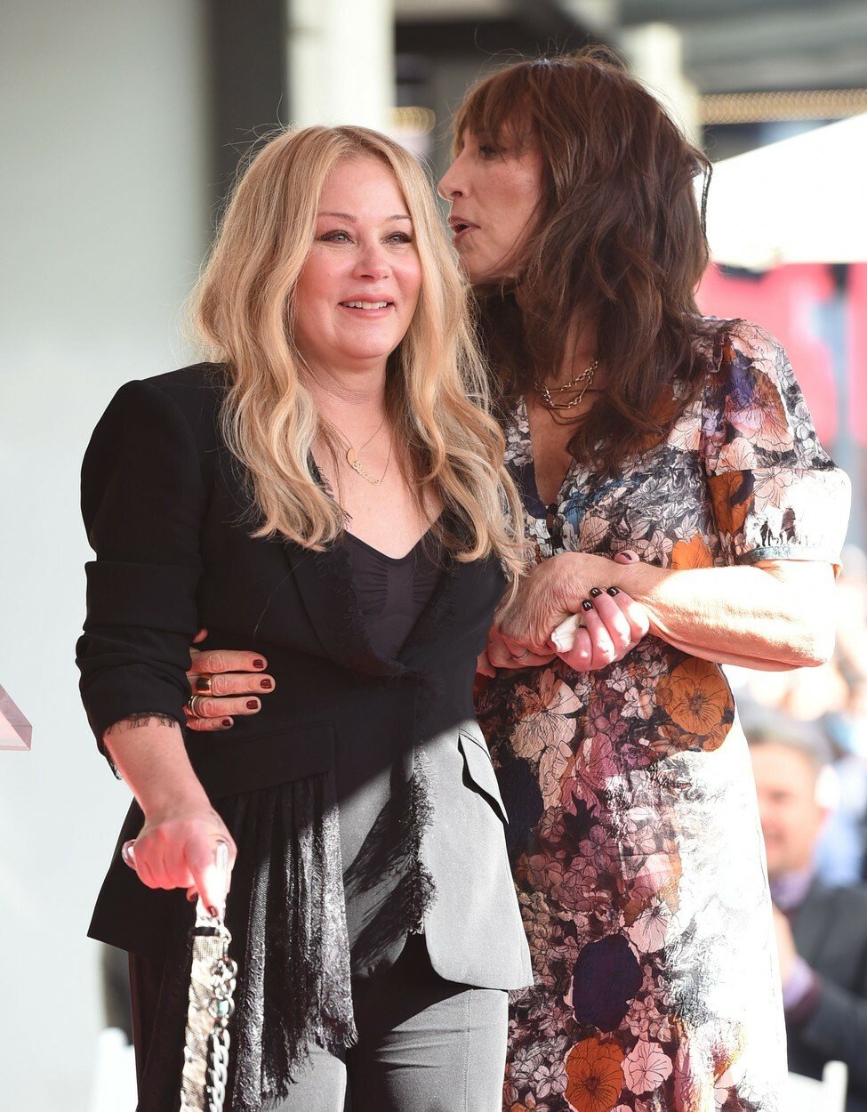 Christina se svou seriálovou maminkou, Katey Sagal