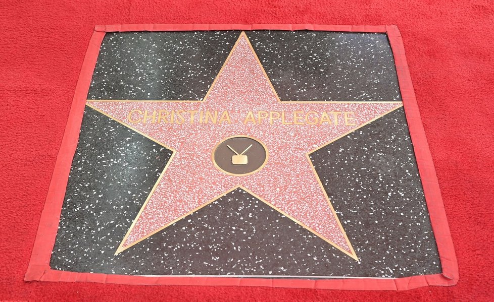 Christina Applegateová dostala svou hvězdu na chodníku slávy.