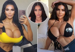 Dvojnice Kim Kardashianové je po smrti