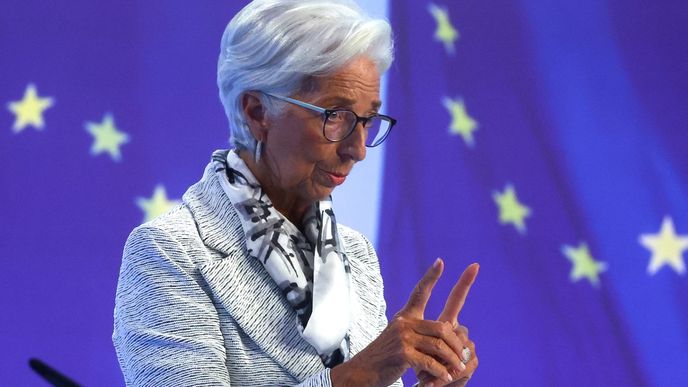 Christine Lagardeová, prezidentka Evropské centrální banky (ECB)