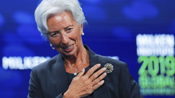 Šéfka Evropské centrální banky Christine Lagardeová - ilustrační snímek