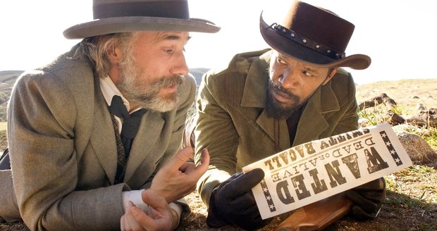 Christoph Waltz a Jamie Foxx ve snímku nespoutaný Django