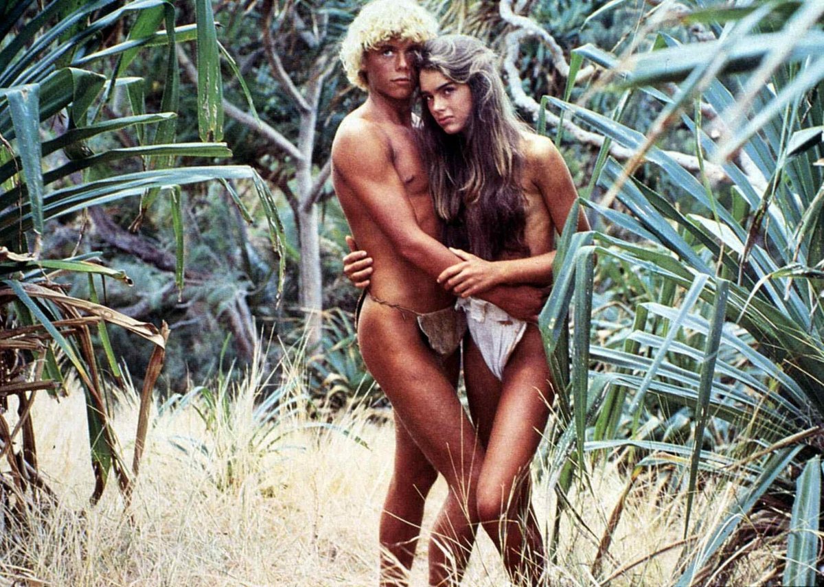 Modrá laguna (1980) - Christopher Atkins a Brooke Shields. V té době jim bylo pouhých 18 a 14 let.