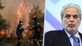 V Řecku po rozsáhlých požárech vzniklo nové ministerstvo pro klimatickou krizi v čele s Christosem Stylianidesem