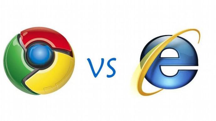 Chrome x IE