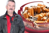 Stavař Gustav Hulínský (62) z Prahy lituje, že hulil: 80 cigaret denně? Žádný problém a teď má plíce v ohni!