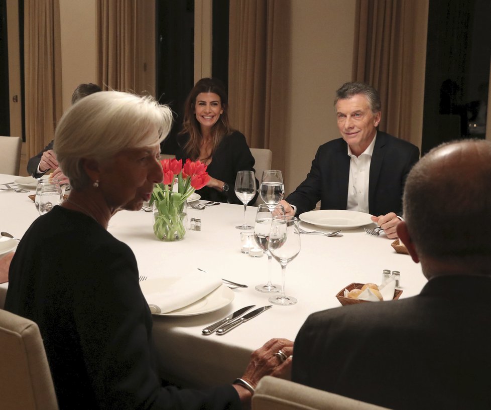 Šéfka MMF Christine Lagardeová na summitu G20 v argentinském Buenos Aires