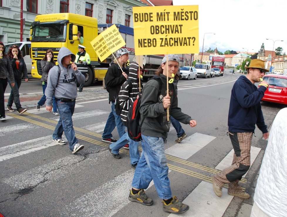 Protestující brali blokádu vesele