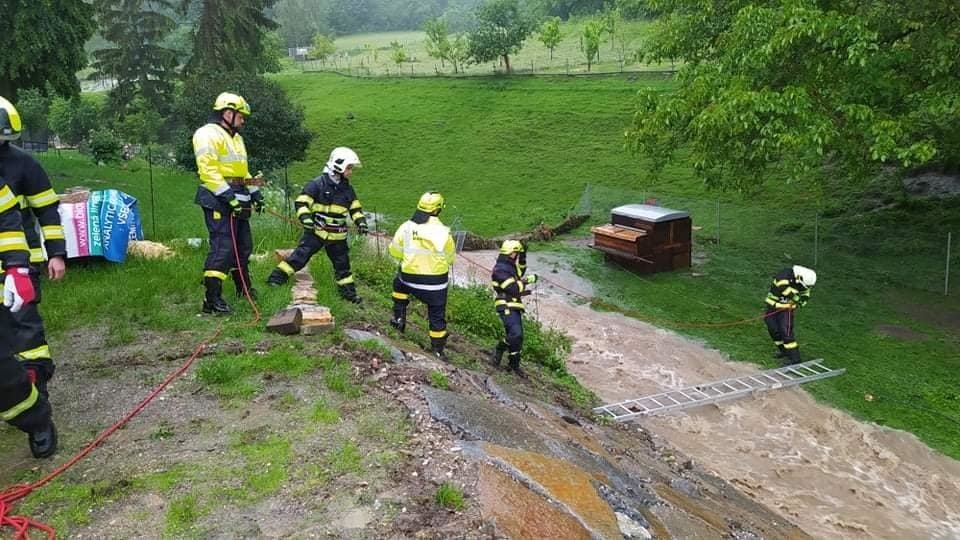 Víkendové silné bouřky pohledem chrudimských hasičů (14.6.2020)