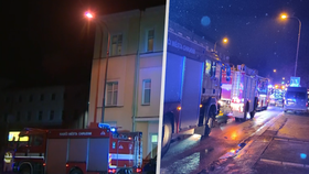 V Chrudimi hořel dům s pečovatelskou službou: Jedna z klientek zemřela!