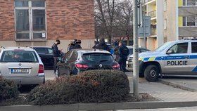 Policisté v místě střelby