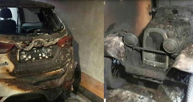 Milionová škoda na veteránu v garáži: Po projížďce v tropickém vedru vzplál a shořel