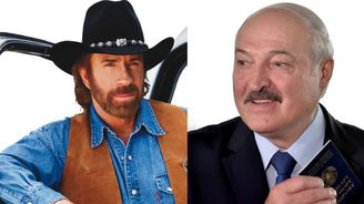 Ty švábe! Když toho nenecháš, přijdu si pro tebe a budeš plakat, vzkazuje Lukašenkovi Chuck Norris