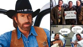 Někteří lidé sfoukávají na svém narozeninovém dortu svíčky, Chuck Norris plamenomety.