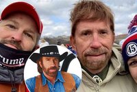 Chuck Norris, nebo »ošklivější dvojník«? Herec se brání nařčení, že podporoval útok na Kapitol!