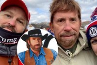 Chuck Norris, nebo »ošklivější dvojník«? Herec se brání nařčení, že podporoval útok na Kapitol!