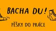 Banner pěšky do práce.