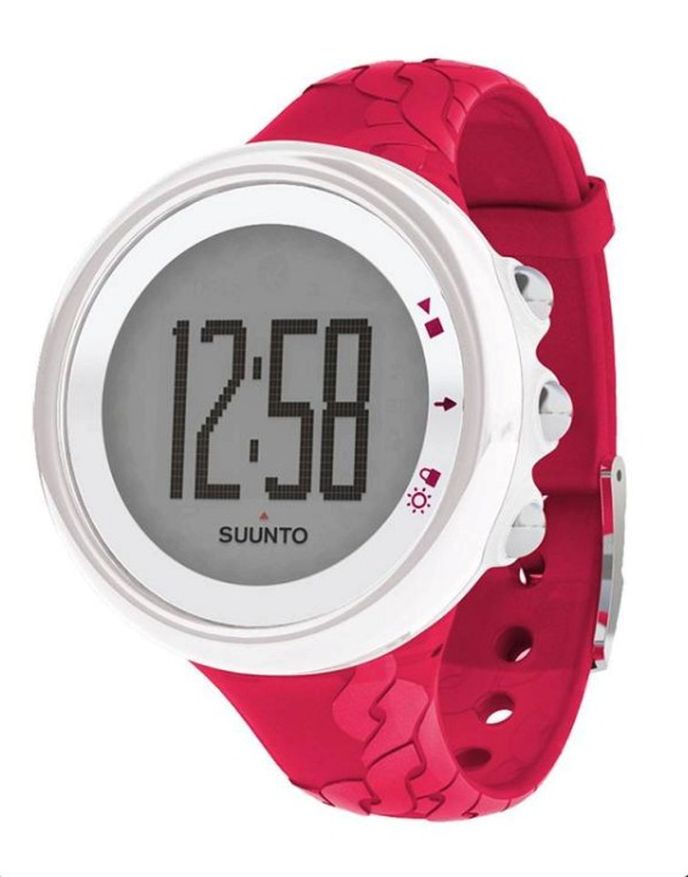 Suunto M2, 2470 Kč, běžecké hodinky měří srdeční tep, spálené kalorie, zóny srdečního tepu, stopky, časové funkce, zámek tlačítek, budík.