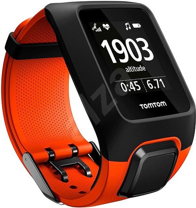 TomTom Adventurer cardio + music, od 7 990 Kč, sportovní hodinky, sledování aktivit, režim více sportů, zkoumání trasy, integrovaný monitor srdečního tepu, MP3 přehrávač - paměť 3GB, voděodolný, Bluetooth.
