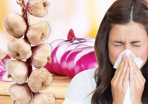 Česnek i cibule jsou přírodní zbraně proti chřipkám a nachlazení.