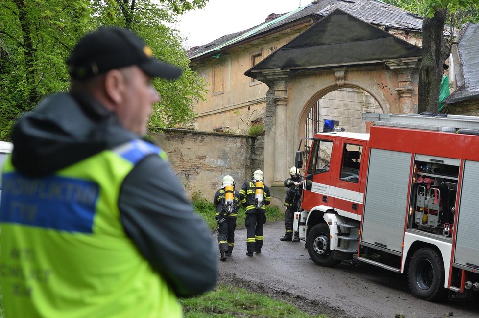 Policie zasahovala proti squatterům v usedlosti Cibulka v Praze