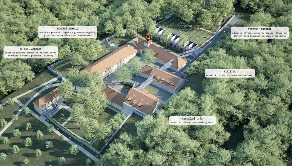 Hospic v usedlosti Cibulka bude postaven podle návrhu studia Petr Hájek Architekti