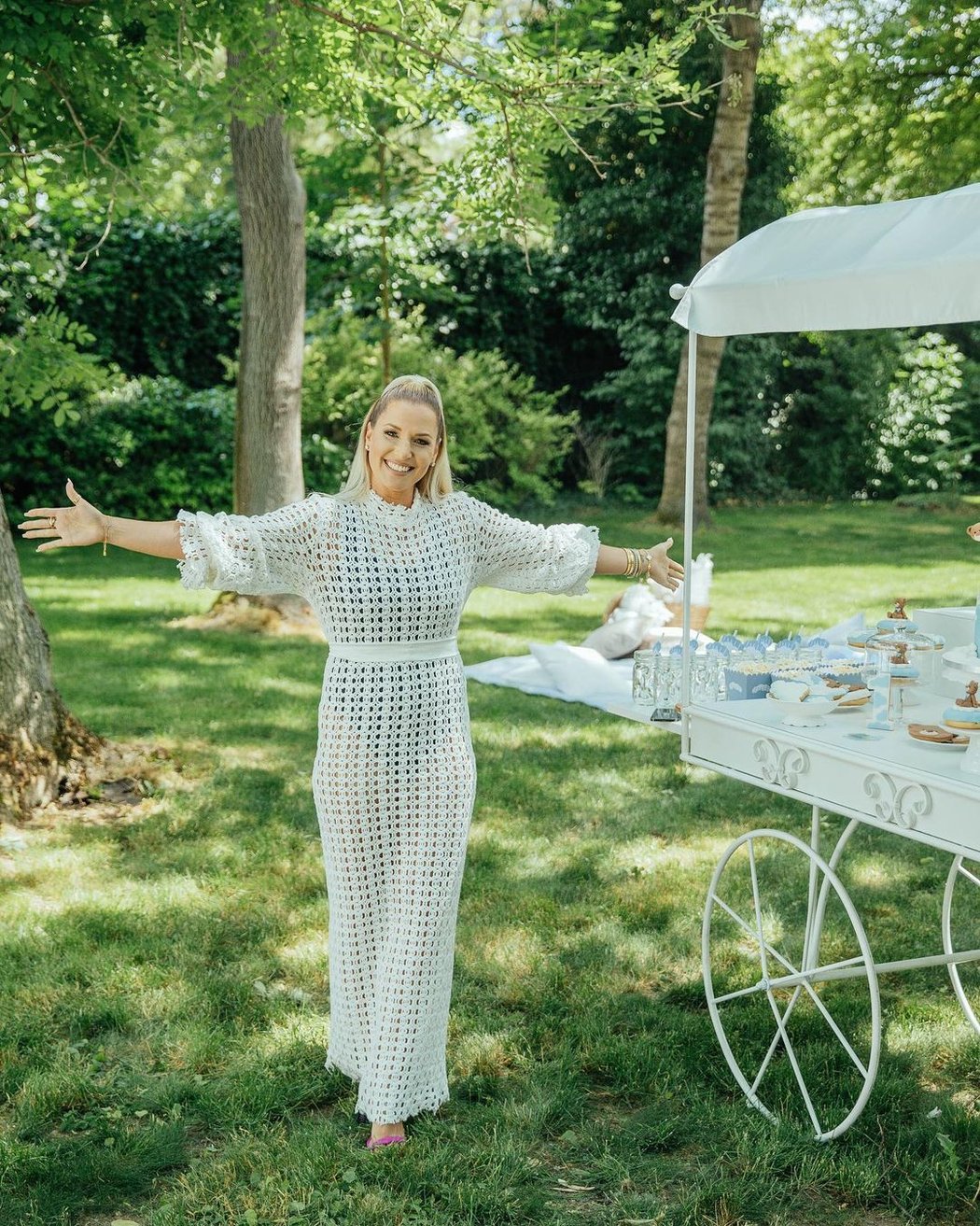 Bývalá tenistka Dominika Cibulková uspořádala synovi grandiózní oslavu prvních narozenin.