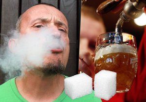 Češi vypijí víc piva a mají větší spotřebu cigaret. Přestávají ale sladit.
