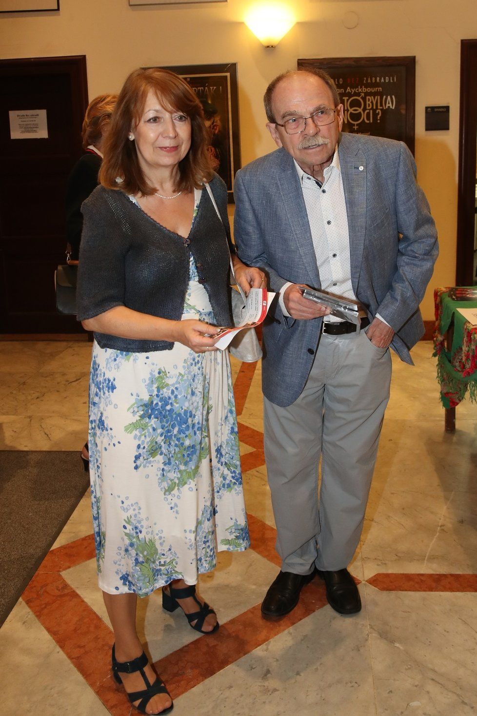 Jaroslav Uhlíř s manželkou Helenou