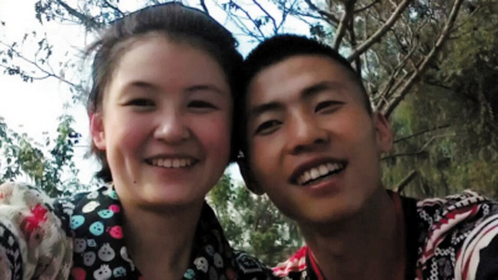 Lin Yingying a Liu Fengh v dobách, kdy byli šťastní.