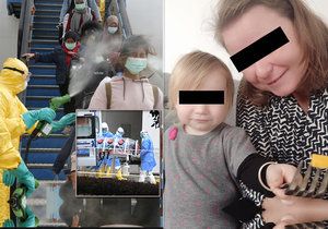 Česká blogerka se v Číně zavřela do domácí karantény a s dcerou (22 měs.) plánuje návrat domů.