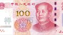 Bankovka v hodnotě 100 jüanů z roku 2015