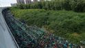 Obrovská pohřebiště jízdních kol v Číně
