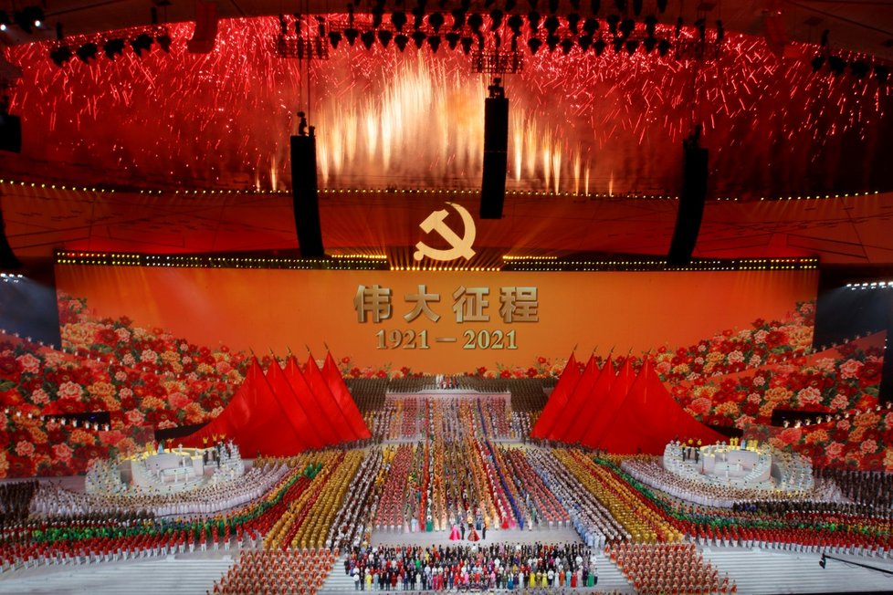 Oslavy 100. výročí založení Komunistické strany Číny (28. 6. 2021)