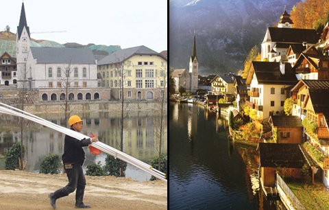 Číňané umí zkopírovat vše: Třeba i rakouské městečko Hallstatt