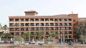 Hotel H10 Costa Adeje Palace na španělském Tenerife je stále v karanténě.(26.2.2020)