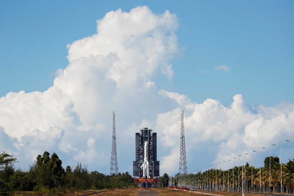 Čínská mise na Mars a start rakety Dlouhý pochod 5 (23. 7. 2020)